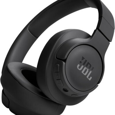 JBL Tune 720BT – Wireless Over-Ear Headphones with JBL Pure Bass Sound, Bluetooth 5.3, Up to 76H Battery Life and Speed Charge, Lightweight, Comfortable and Foldable Design (Black)