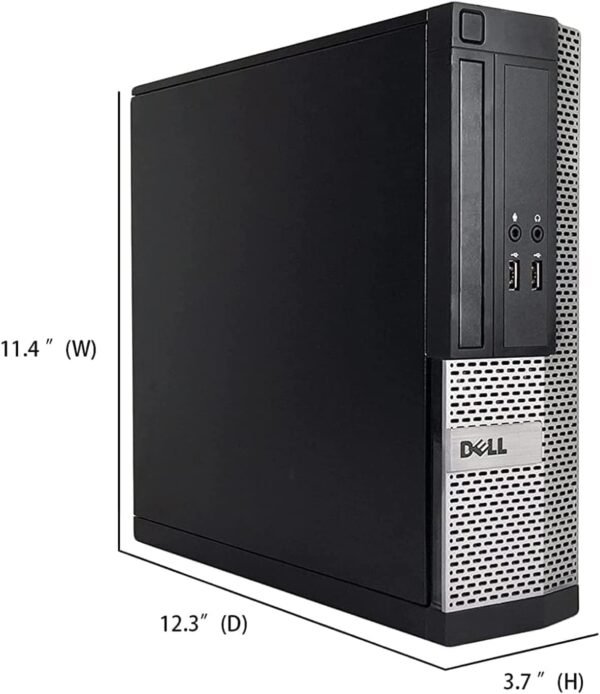 Dell OptiPlex Computer Desktop PC, Intel Core i5 3rd Gen 3.2 GHz, 16GB RAM, 2TB HDD, New 22 Inch LED Monitor, RGB Keyboard and Mouse, WiFi, Windows 10 Pro (Renewed) - Image 5