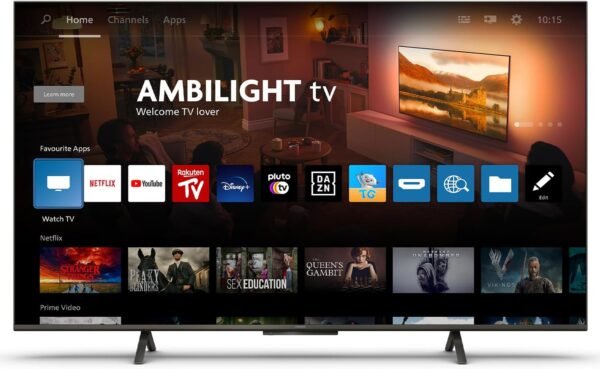 Philips Ambilight 43PUS8109 4K LED Smart TV - 43 Inch Display with Pixel Precise Ultra HD, Titan OS Platform and Dolby Atmos Sound, Works with Alexa and Google Voice Assistant - Satin Chrome - Image 13