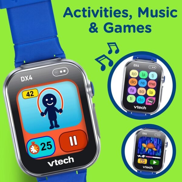 VTech KidiZoom Smartwatch DX4, Blue - Image 5